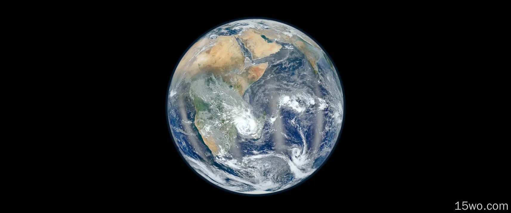 东半球 NASA 地球 3440×1440壁纸