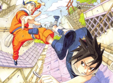 动漫 火影忍者 Naruto Uzumaki Sasuke Uchiha 高清壁纸 3840x2160