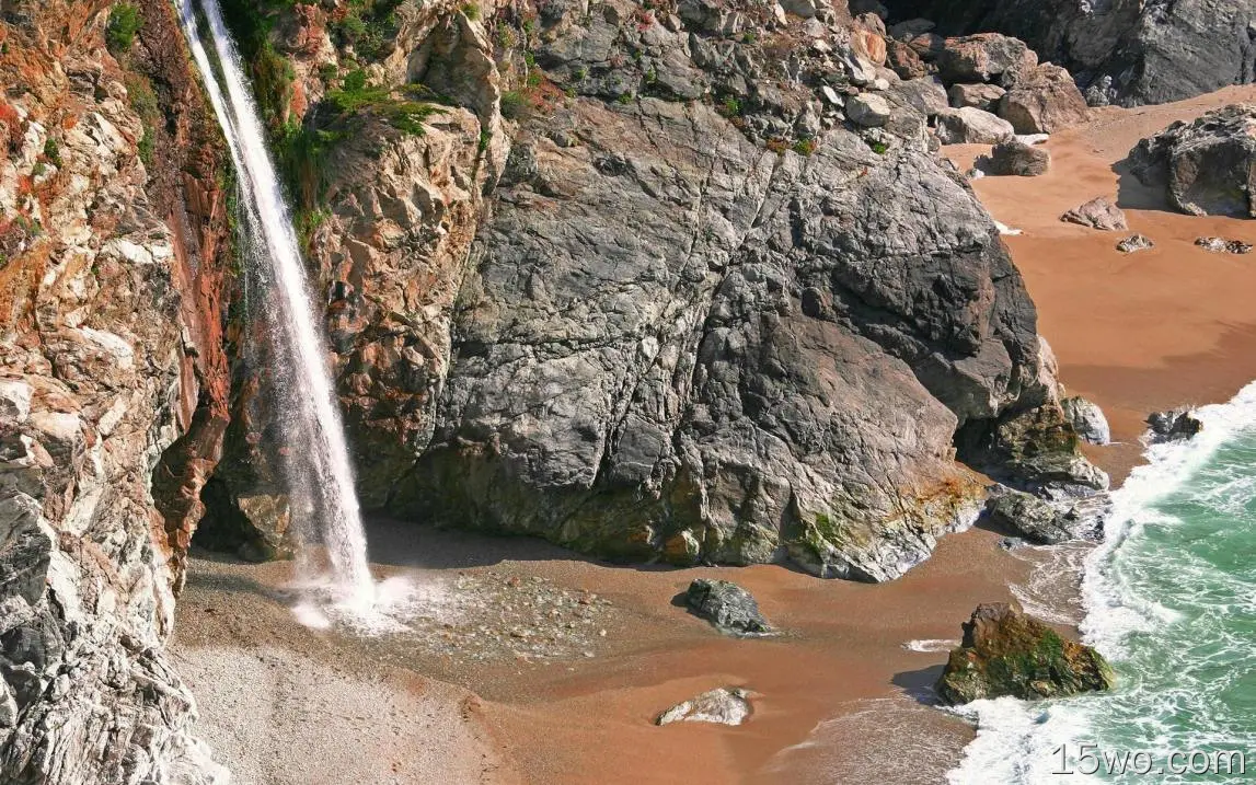 自然 Mcway Falls 瀑布 高清壁纸