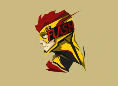 漫画 Kid Flash 高清壁纸 7680x4320