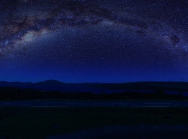 苏格兰 天空 高地 ҹ 星星 银河4k风光图片 4800x2325