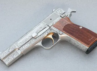 武器 Browning Pistol 高清壁纸 3000x1993