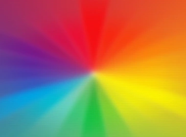 vq44彩虹色圆形图案 3840x2400