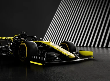 座驾 Renault R.S.19 雷诺 Formula 1 Yellow Car 高清壁纸 5120x2880