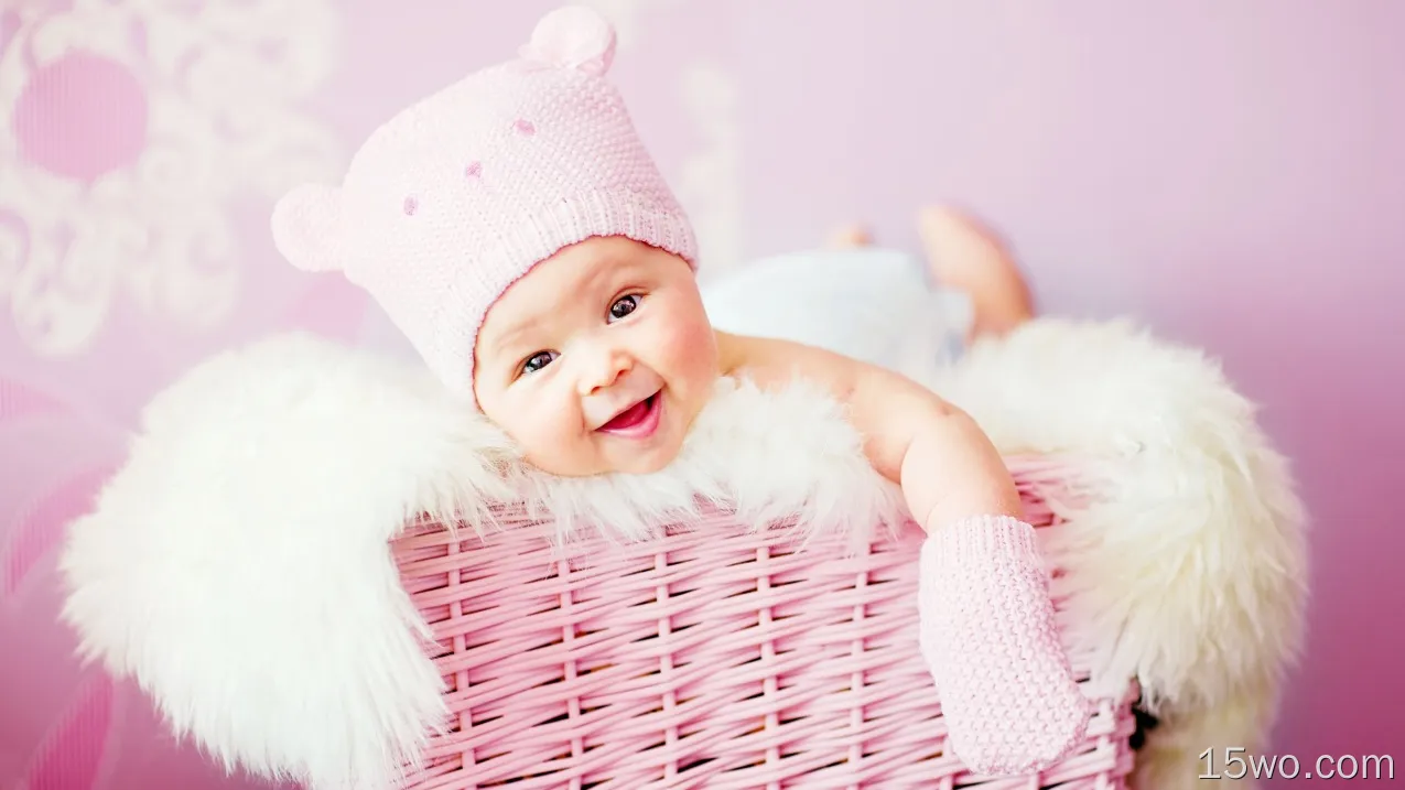 摄影 婴儿 粉色 可爱 儿童 高清壁纸
