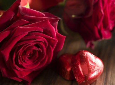 红色的爱的心，玫瑰，鲜花，浪漫 3840x2160
