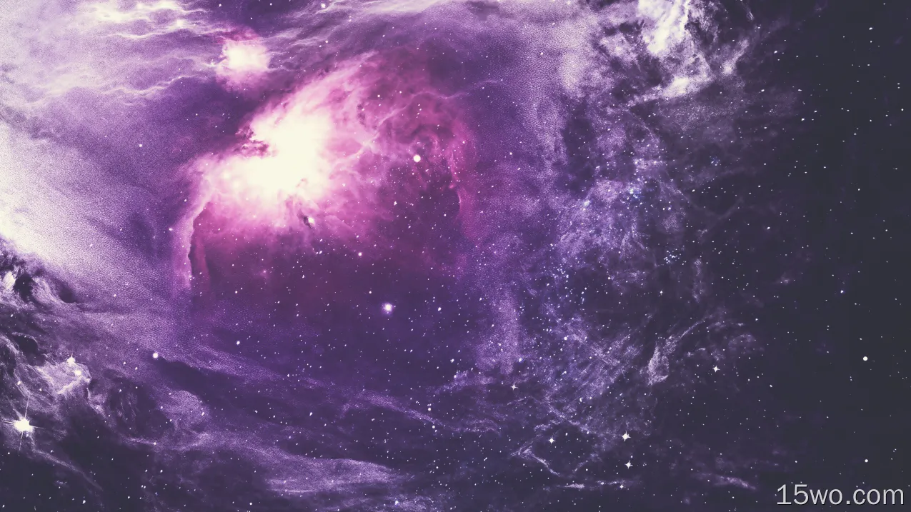 科幻 星云 紫色 高清壁纸