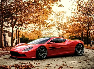 座驾 Aston Martin DBC 阿斯顿·马丁 汽车 Sport Car Red Car 高清壁纸 2560x1600