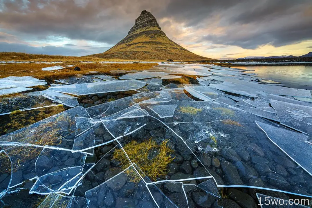 自然 冰 大自然 冰岛 山 Peak 高清壁纸
