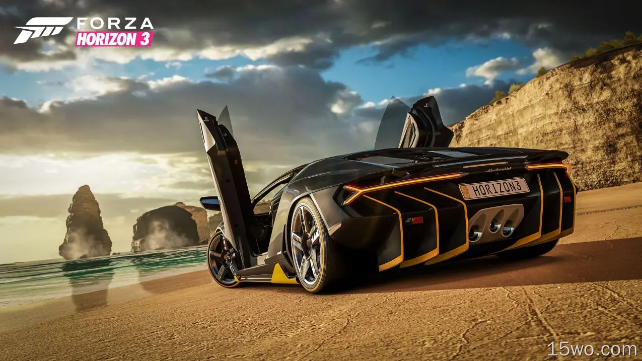 电子游戏 极限竞速：地平线3 极限竞速 Lamborghini Centenario 主機遊戲 兰博基尼 高清壁纸