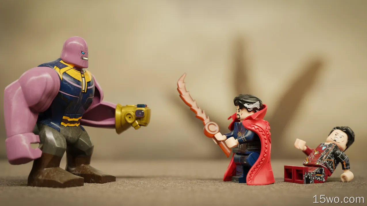 人造 玩具 Thanos 奇异博士 钢铁侠 高清壁纸