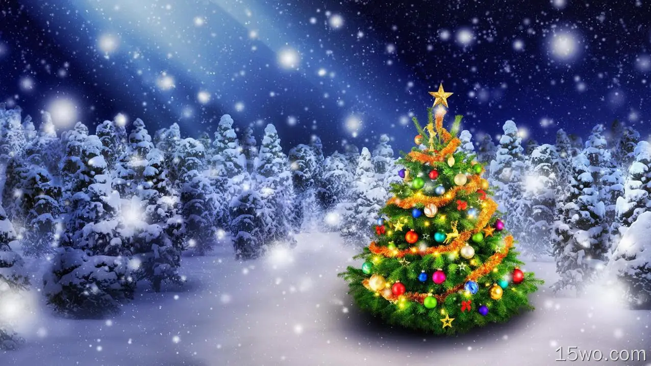节日 圣诞节 Christmas Tree 高清壁纸