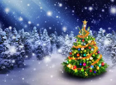 节日 圣诞节 Christmas Tree 高清壁纸 2560x1439
