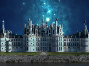 人造 Château de Chambord 城堡 法国 奇幻 高清壁纸 3840x2160