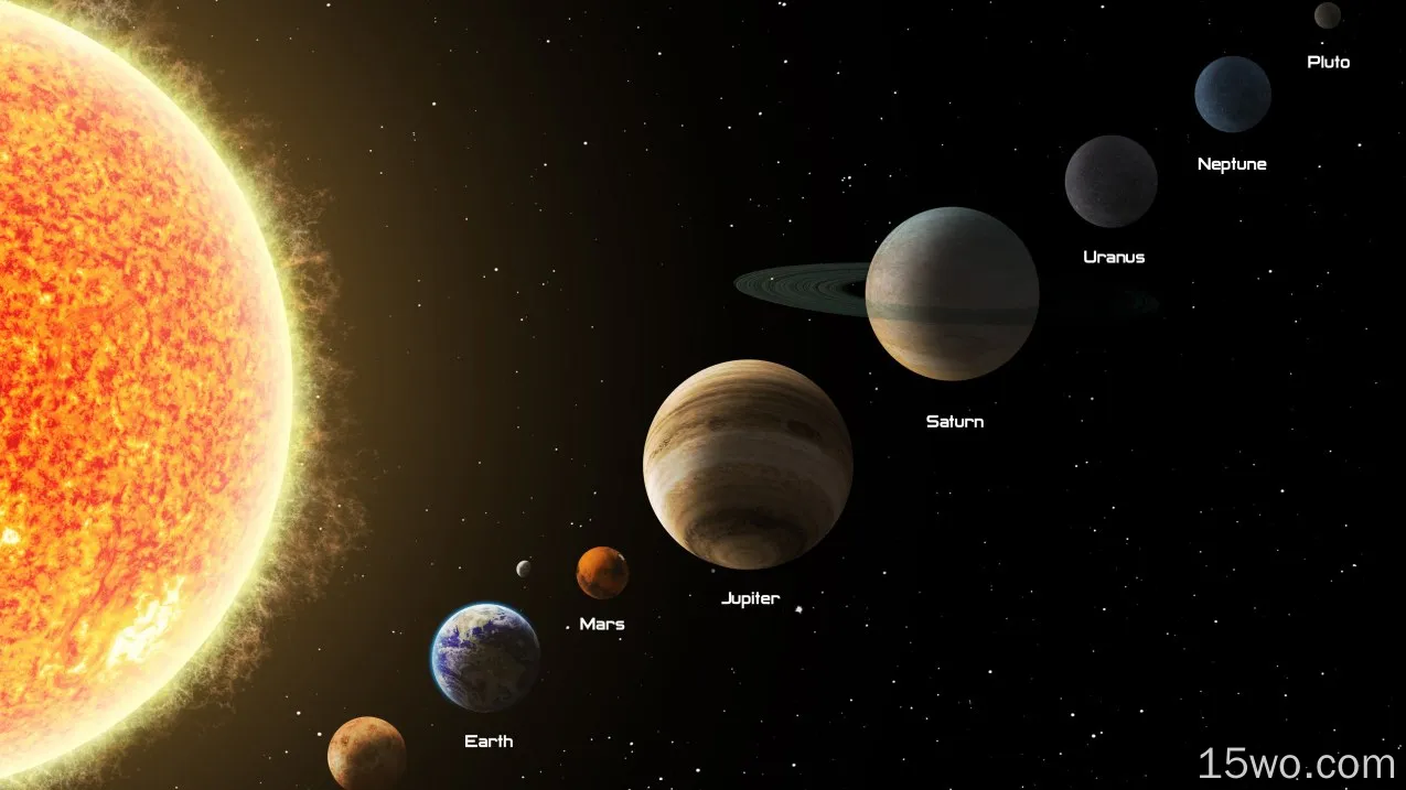 科幻 太阳系 CGI 太空 星球 高清壁纸