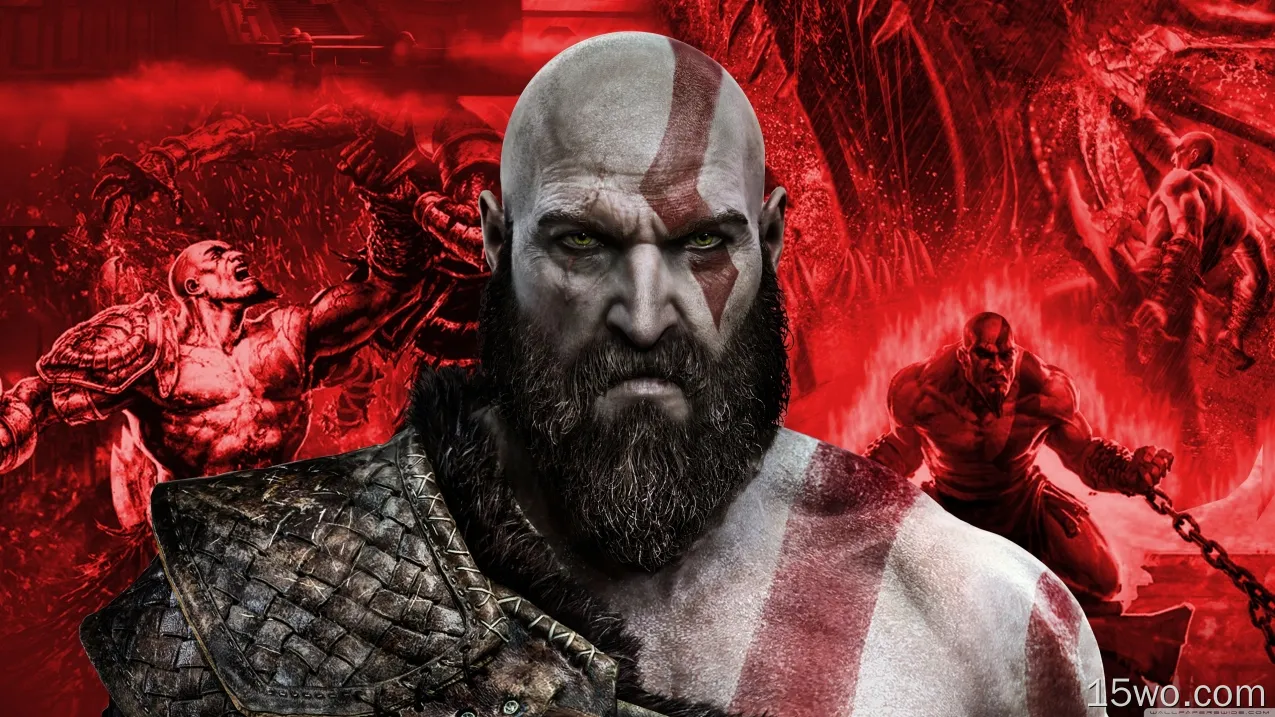 电子游戏 战神 Kratos 高清壁纸