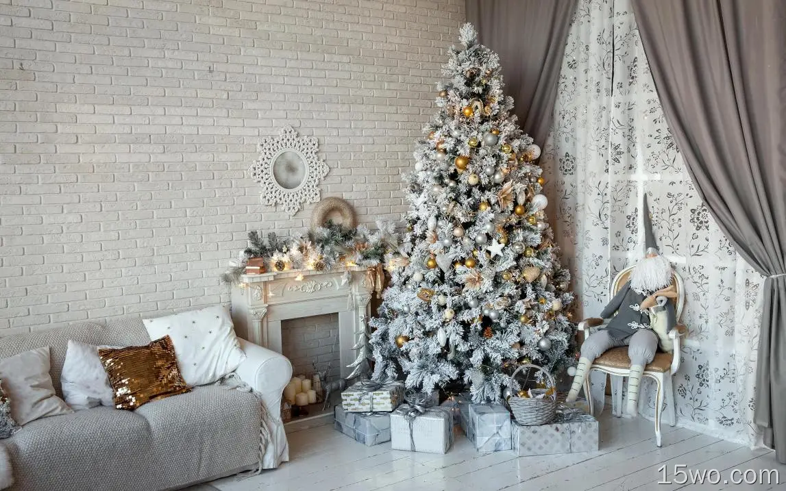 节日 圣诞节 Christmas Ornaments Christmas Tree 高清壁纸