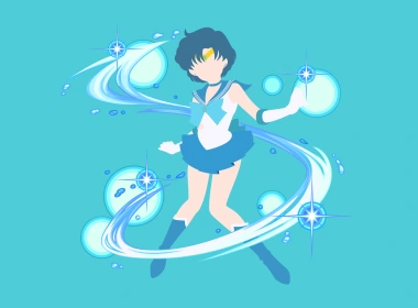 动漫 美少女战士 Sailor Mercury 高清壁纸 3840x2160
