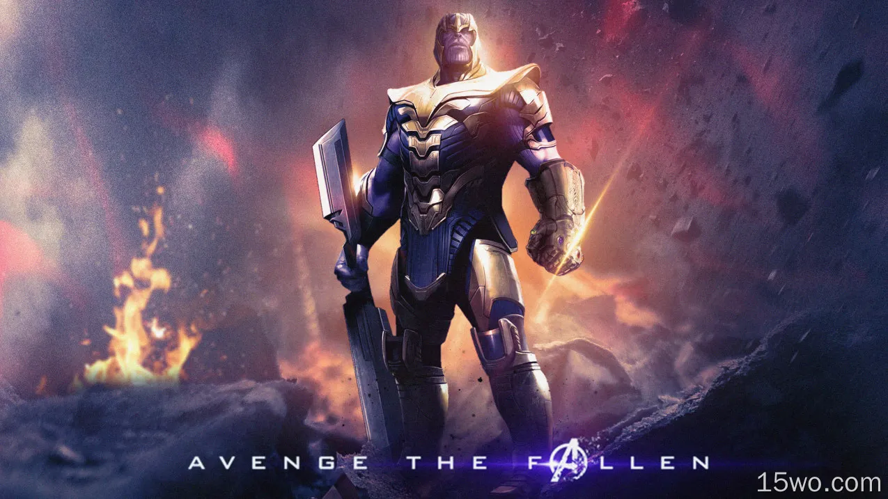 电影 复仇者联盟4：终局之战 复仇者联盟 Thanos 剑 Armor Infinity Gauntlet 高清壁纸