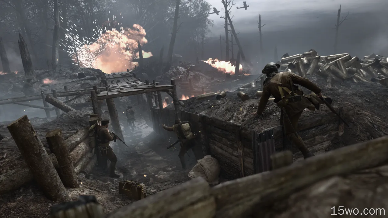 电子游戏 战地1 战地 军人 爆炸 高清壁纸