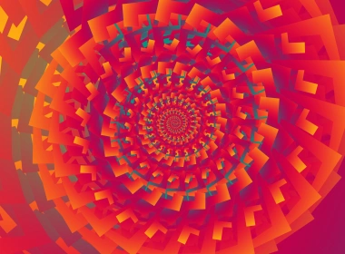 抽象 螺旋 漩涡 Colorful 高清壁纸 5120x2880