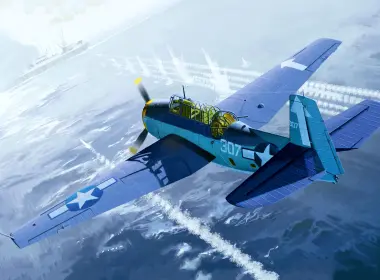 军事 Grumman TBF Avenger 轰炸机 飞机 Warplane 高清壁纸 3894x2516