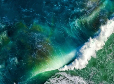 自然 海洋 地球 Sea 海浪 航拍 高清壁纸 5120x2880