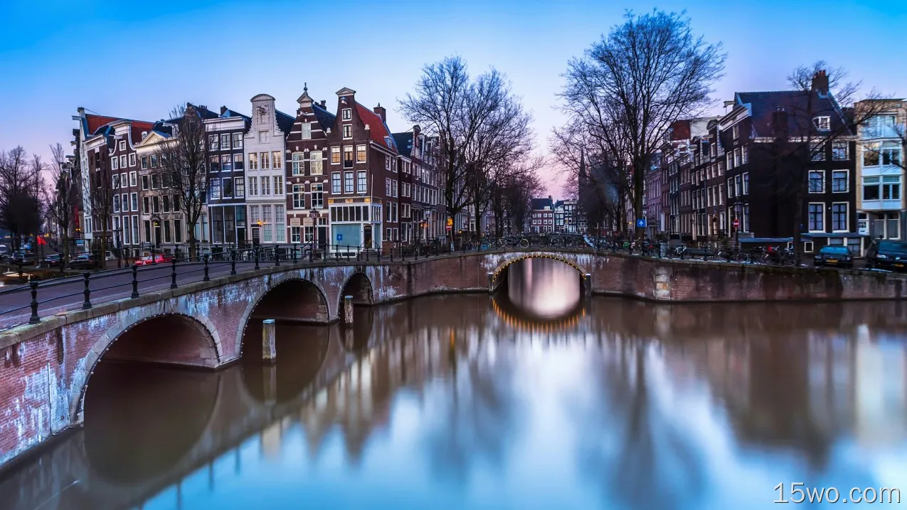 人造 阿姆斯特丹 城市 荷兰 高清壁纸