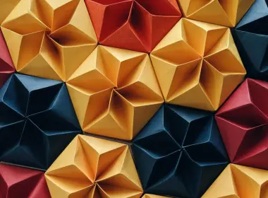 人造 折纸 图形 三角形 素材 高清壁纸 3024x2367