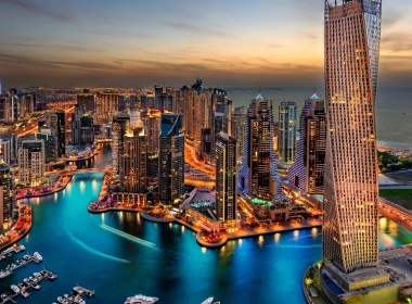 人造 迪拜 城市 阿拉伯联合酋长国 高清壁纸 3840x2160