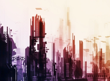 科幻 城市 Futuristic City Cityscape 未来主义 高清壁纸 3840x2160