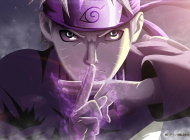 动漫 火影忍者 Naruto Uzumaki 紫色 高清壁纸 4855x2436