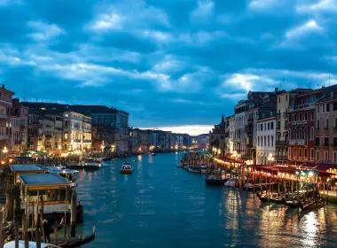 意大利、威尼斯、运河、建筑、天空、光 4752x3168