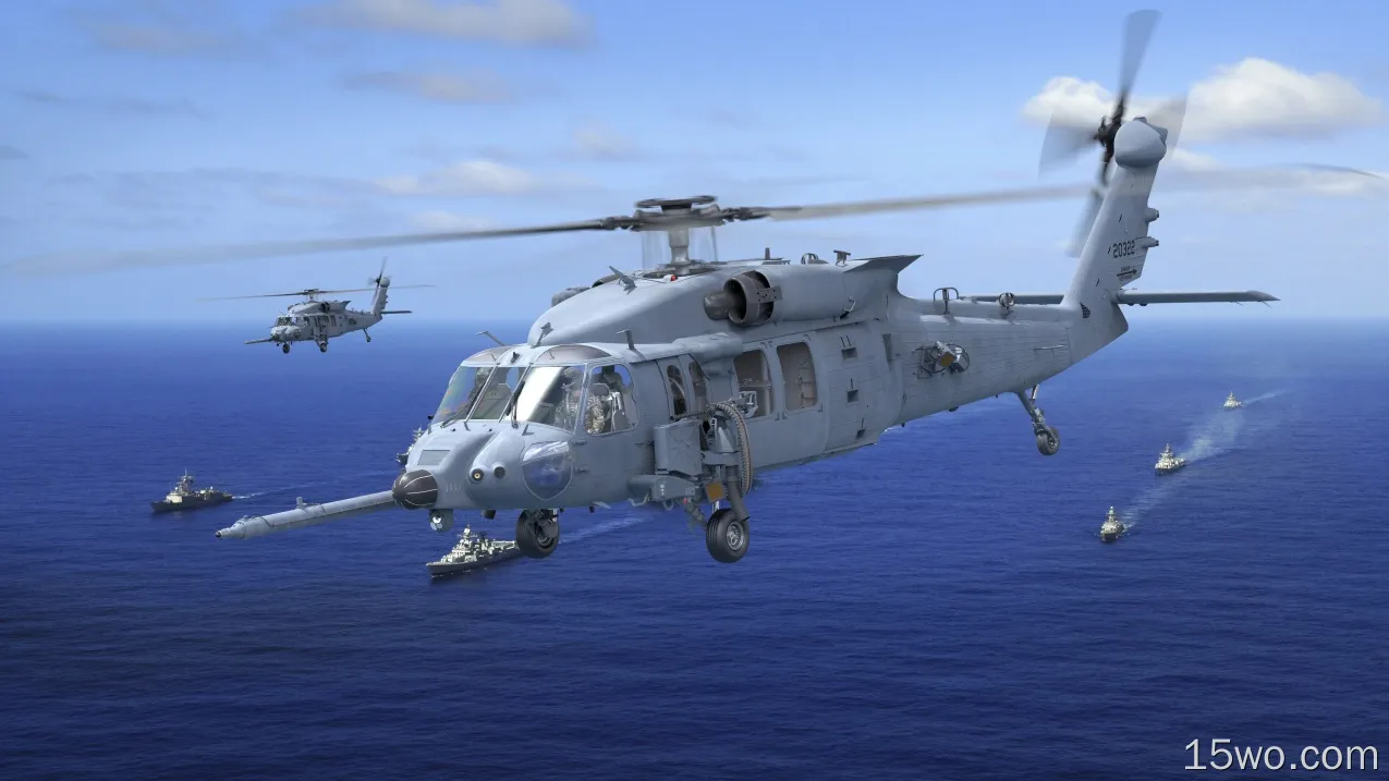 军事 Sikorsky HH-60 Pave Hawk 军用直升机 直升机 飞机 高清壁纸
