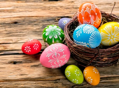 节日 复活节 Easter Egg Colorful 高清壁纸 3840x2160