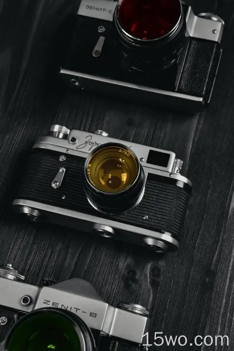 复古相机，老式，镜头，特写，按钮