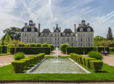 人造 Château de Cheverny 城堡 法国 高清壁纸 3840x2160