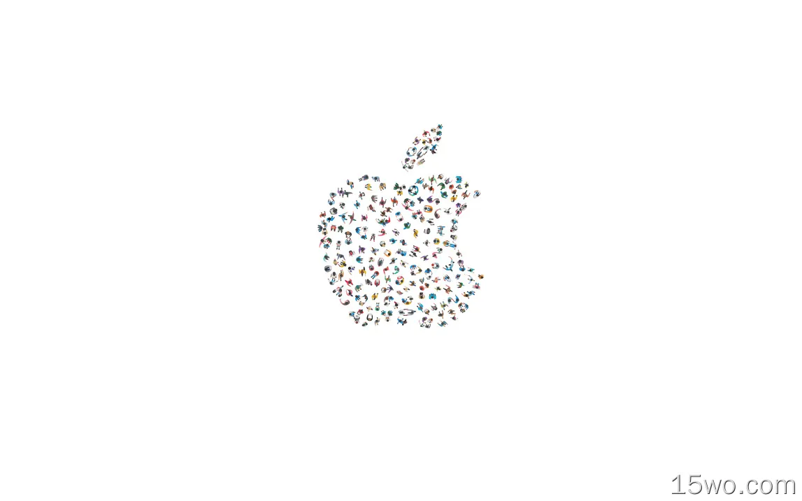 az72 wwdc苹果标志白色最小插图艺术
