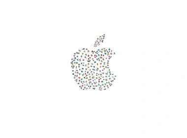 az72 wwdc苹果标志白色最小插图艺术 3840x2400