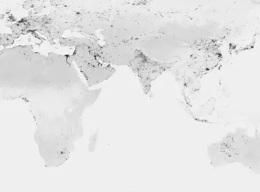 am68世界地图蓝白色灰色地球视图艺术 3840x2400