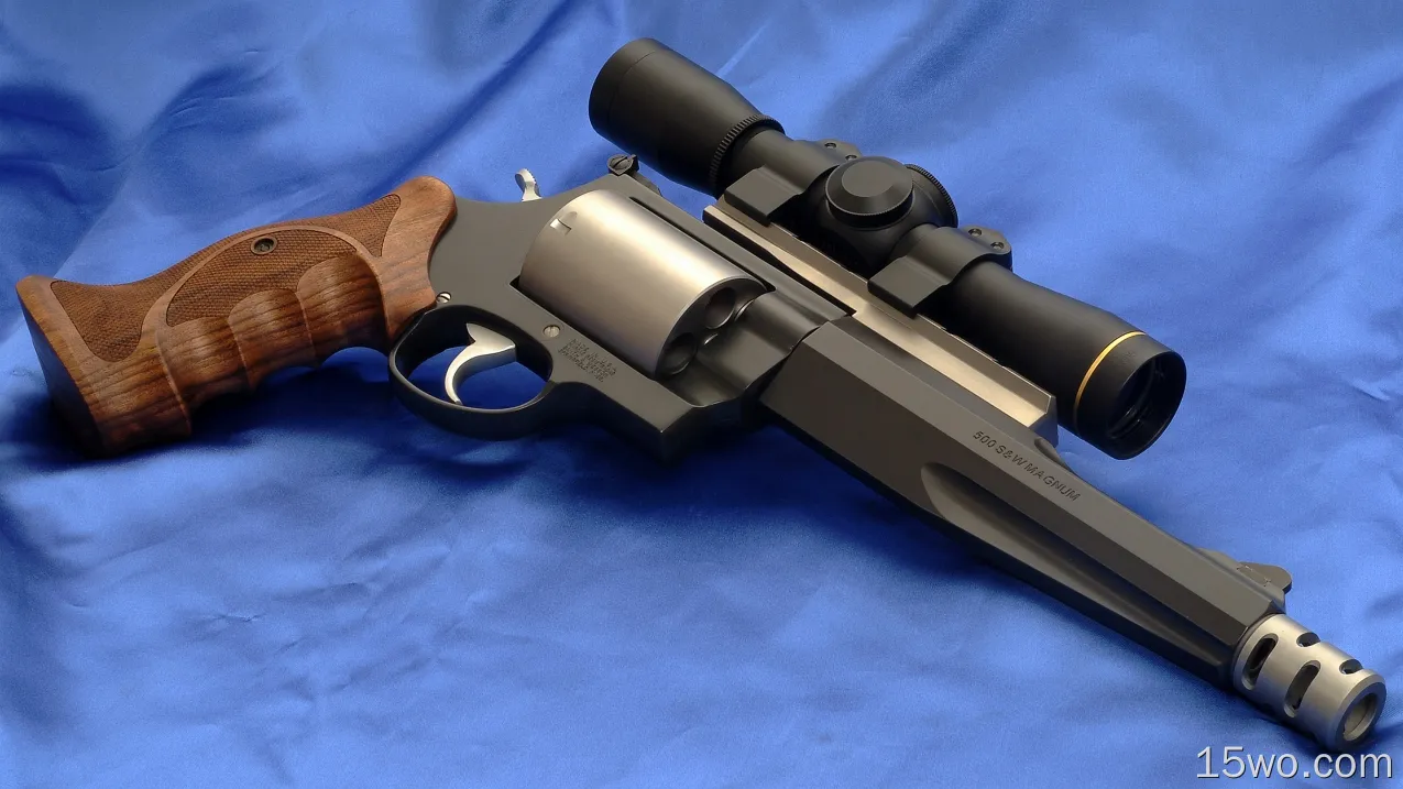武器 Smith & Wesson 500 Magnum Revolver 高清壁纸