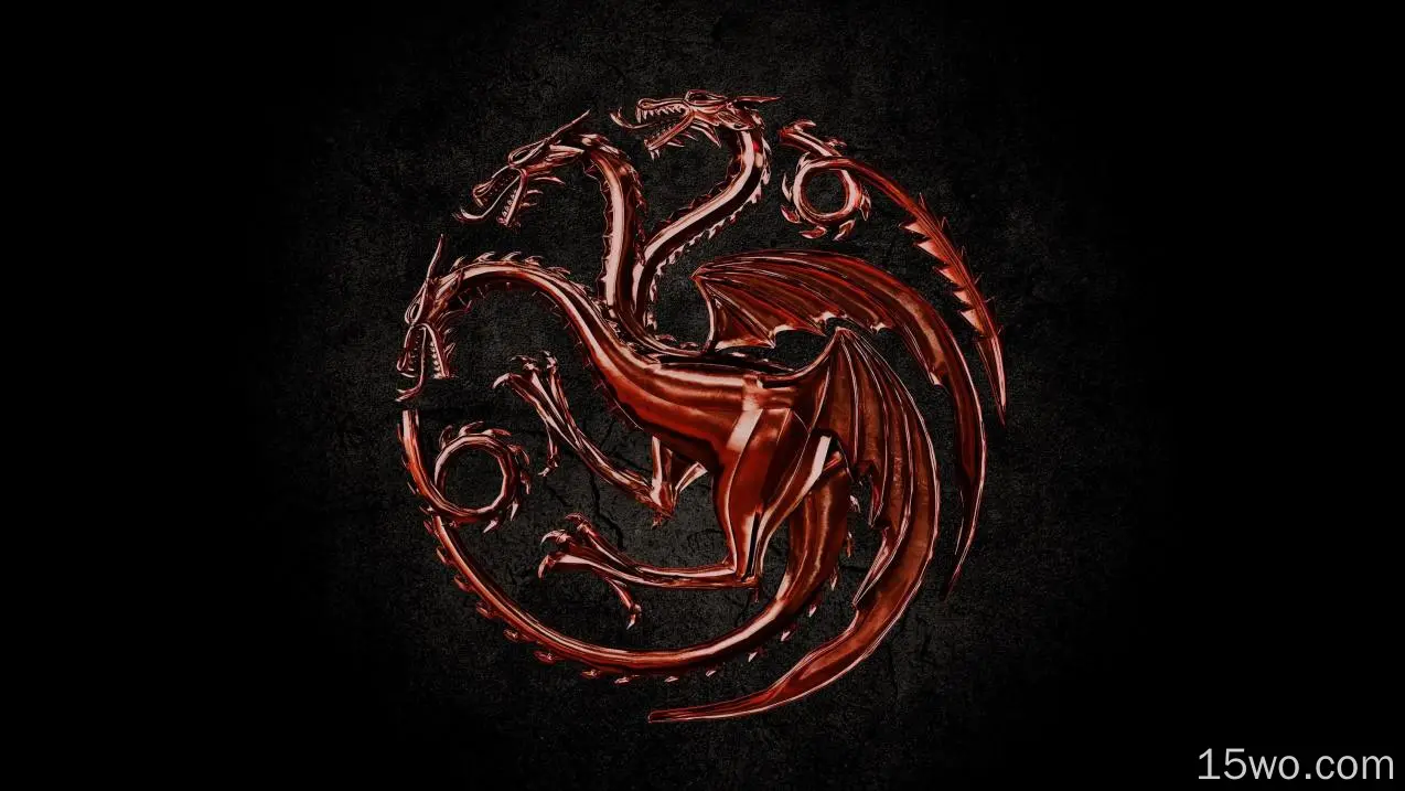 电视剧 House of the Dragon House Targaryen Sigil 高清壁纸
