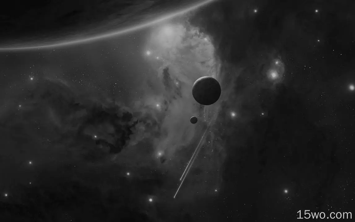 mj45行星空间抽象黑暗艺术