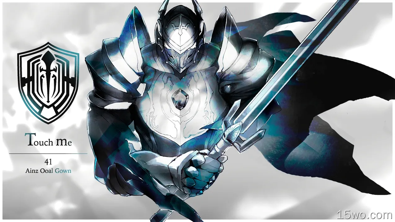 动漫 不死者之王 Touch Me Anime Overlord Armor Helmet 剑 高清壁纸