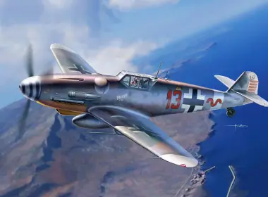 军事 梅塞施密特Bf-109战斗机 军用飞机 飞机 Warplane 高清壁纸 3529x2458