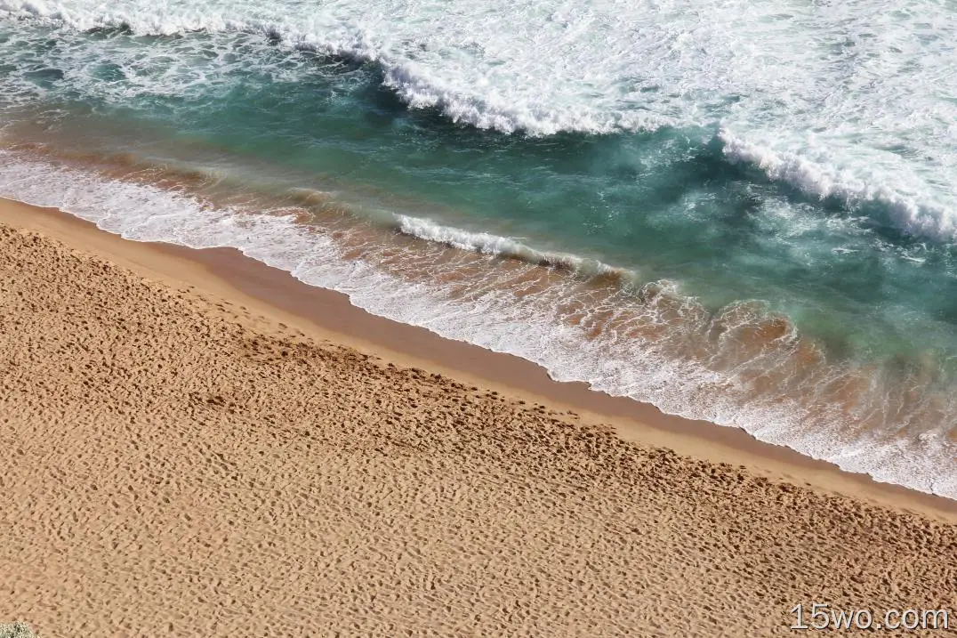 自然 海滩 大自然 Sand 海洋 海浪 高清壁纸