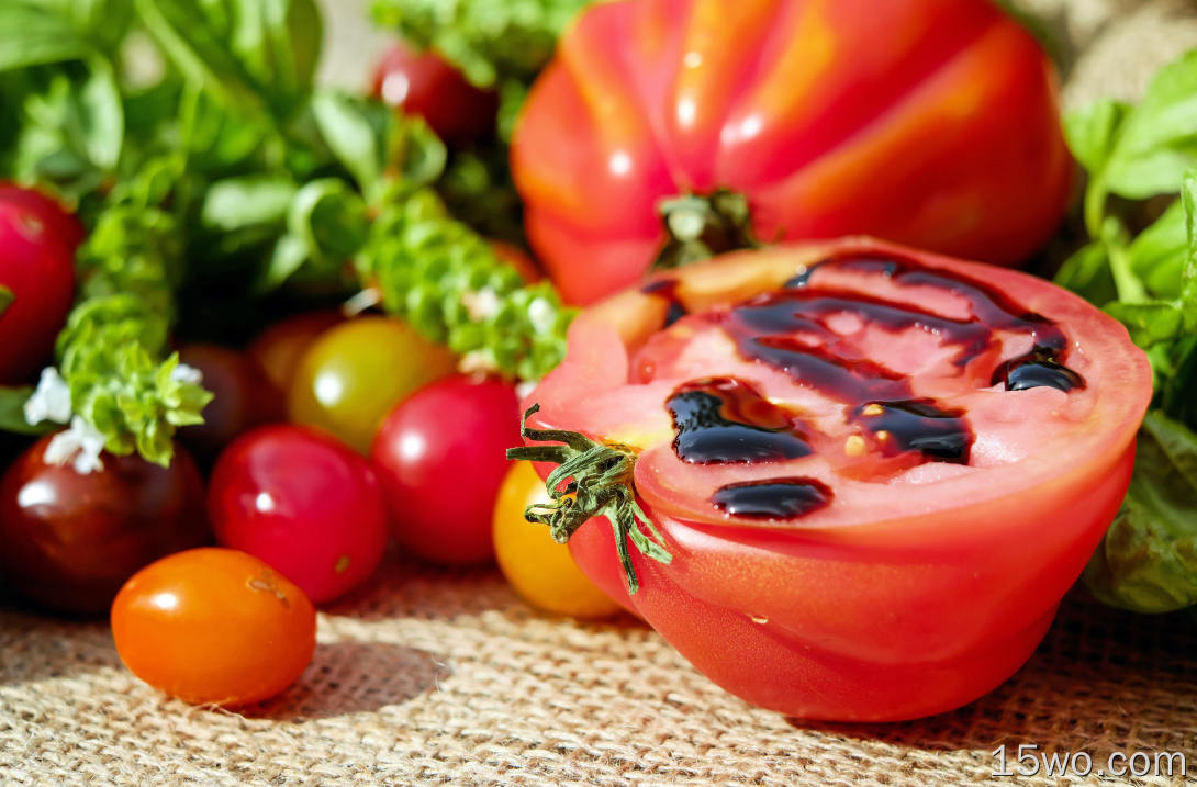 西红柿、生菜、蔬菜