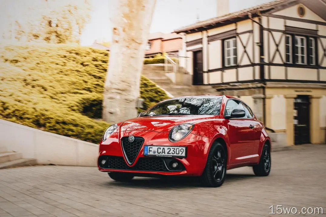座驾 Alfa Romeo MiTo 阿尔法罗密欧 汽车 交通工具 Red Car Compact Car 高清壁纸