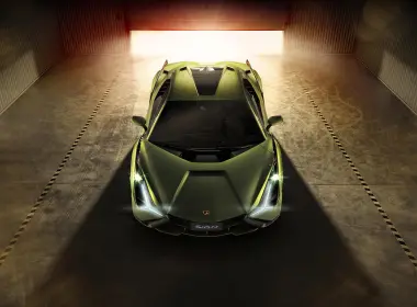 座驾 Lamborghini Sián 兰博基尼 汽车 交通工具 Sport Car Supercar Green Car 高清壁纸 7952x5304