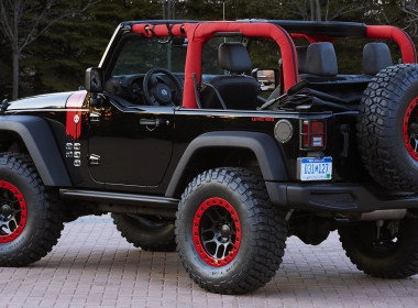座驾 吉普牧马人 吉普汽車 Concept Car Jeep Wrangler Level Red 4X4 汽车 高清壁纸 3840x2160